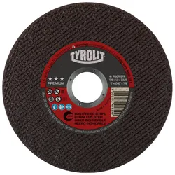 TYROLIT Trennscheiben DxTxH 115x0,75x22,23 Superdünne Trennscheiben für Edelstahl, Form: 41 - gerade Ausführung, Art. 34332800