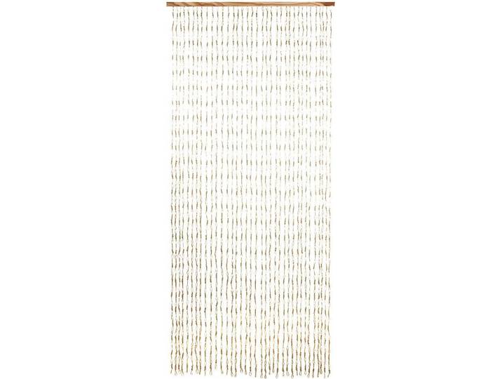 Türvorhang LOCKER CIRCLES , beige (natur), B:90cm H:200cm, Obermaterial: 100% Papier, Gardinen, Türvorhang