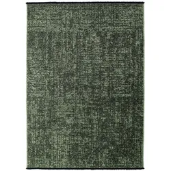 Carpetsale24 Baumwolle Teppich Grün 120x170 cm  Waschbar Vintage Kelim Kurzflor Rutschfest & Weich Einfarbig Meliert Für Wohnzimmer Schlafzimmer