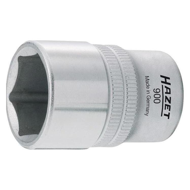 Hazet Steckschlüsseleinsatz Sechskant 900-29 Vierkant12,5 mm (1/2 Zoll) Aussen Sechskant-Tract... (29 mm) (900-29)
