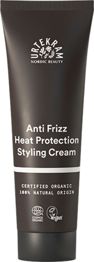 Urtekram Beauty Anti-Frizz Heat Protection Styling Cream 75 ml