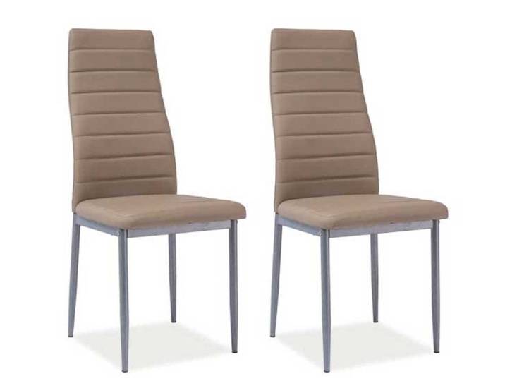 Feldmann-Wohnen Esszimmerstuhl H-261 (2 St), beige 2er Set
