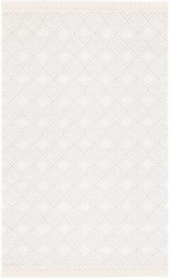 SAFAVIEH Handmade Marbella Nanami Modern Fringe Wool Rug