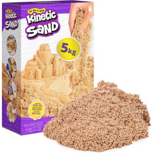 Kinetic-Sand Kinetischer-Sand naturbraun, 5 kg, magischer Spielsand im wiederverschließbaren Beutel