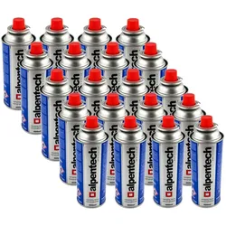 Packung mit 20 Gaskartuschen 250g Butan Camping Butane ALPENTECH