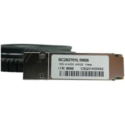 CBO Direct Attach Kabel 100GBASE-CR4 QSFP28 3 Meter, Transceiver, Schwarz