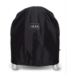 Alfa Forni, Grillabdeckung, Schutzhülle Schwarz 3 Pizze + Unterbau (Moderno)