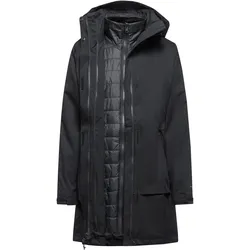 Columbia Pulaski III Doppeljacke Damen | Gr. S | schwarz - schwarz