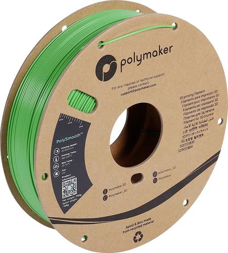 Polymaker PJ01006 Filament PVB polierbar 1.75mm 750g Grün PolySmooth 1St.