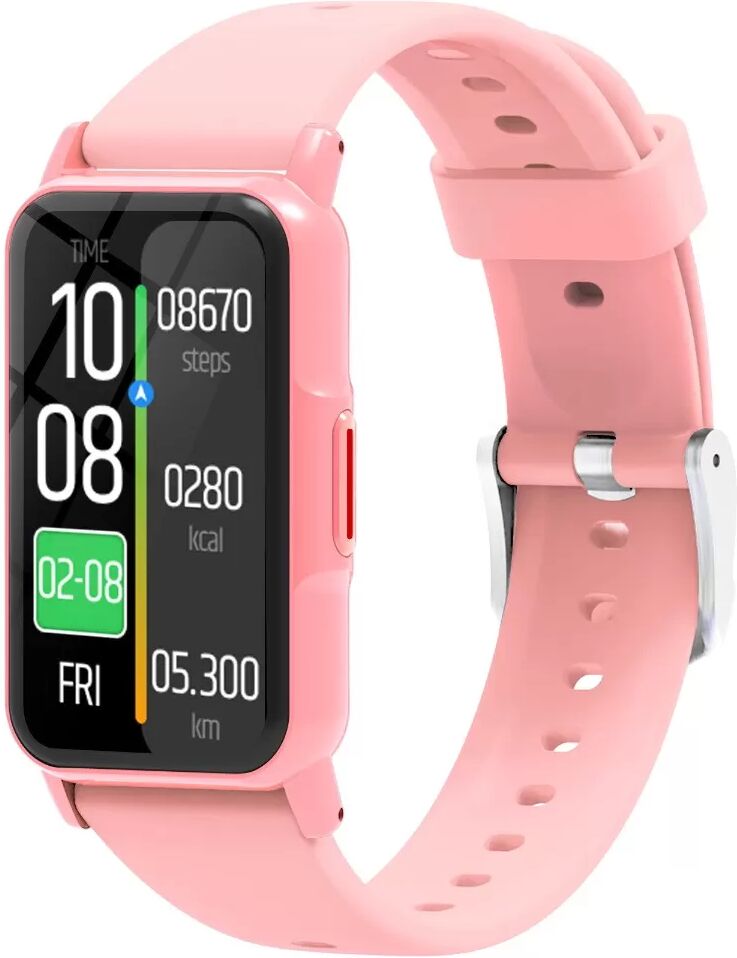 INF Multifunktionale Smartwatch mit Gesundheitsüberwachung und Bluetooth-Musiksteuerung Rosa