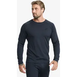 Route Merino Light Base Layer Top Herren Deep Navy, Größe:XL - Herren > Funktionsunterwäsche - Blau