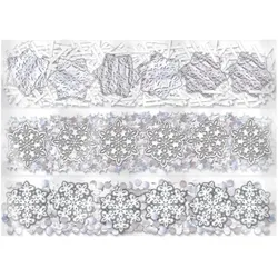 Amscan 360519 - Konfetti - Schneeflocken (Folie und Papier, 34g)
