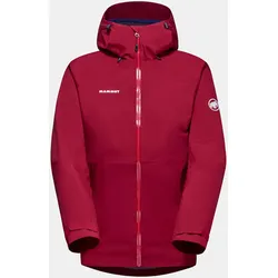 Mammut Convey Tour HS Hooded Damen Regenjacke rot-schwarz - S