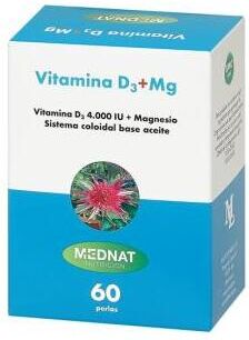 Mednat Nutrición Vitamin D3 + Magnesium 60 Pearls