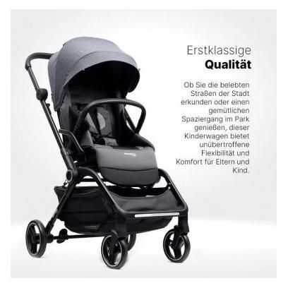 Hamilton by yoop T1 Grau - Premium Buggy mit MagicFold 360Grad drehbar (43367199)