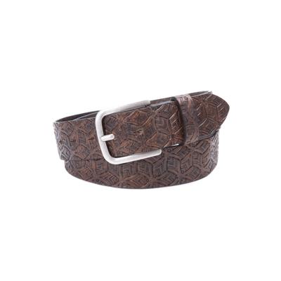 Ledergürtel BA98-COLOGNE "BA98-Cologne Gürtel", Damen, Gr. 100, braun, Obermaterial: 100% Lammleder LEL., uni, Gürtel Ledergürtel, mit Prägung