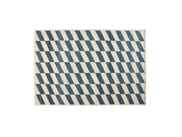 HAY Shift Kelim Teppich 200x300 cm Blue