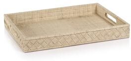 Zodax Lazarev Woven Raffia Serving Tray