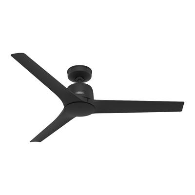 Hunter Deckenventilator Athens Schwarz mit Fernbedienung 132