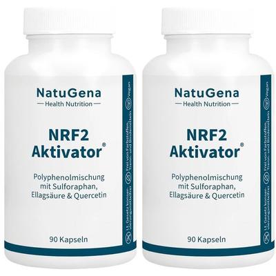 Nrf2 Aktivator Grüntee+Curcuma+Quercetin vegan Kps 2x 2x90 St Kapseln