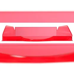 Exacompta 12354D 10x Briefablage Ecotray, Linicolor - Himbeerfarben