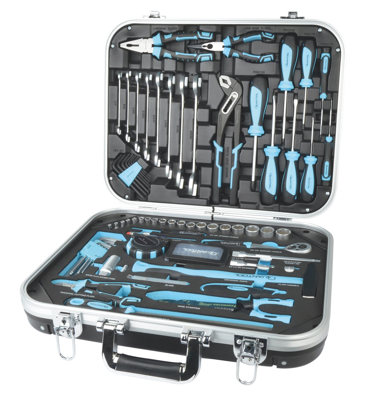 Brüder Mannesmann gereedschapskoffer, 110-delig, model Q25100