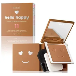 BeneFit Cosmetics, Foundation, Hello Happy Velvet Powder Foundation No.11 (11 Dunkel Neutral)