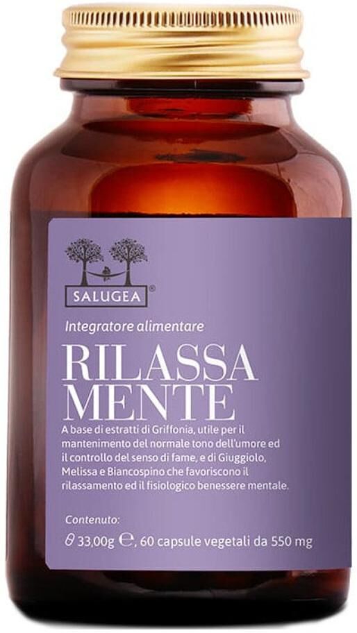 SALUGEA (RELOAD Srl) Salugea, Rilassa Mente, 60 Capsule Vegetali