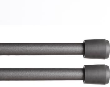 "Kenney Fast Fit No Tools 7/16"" Spring Tension Rod, 2-Pack"