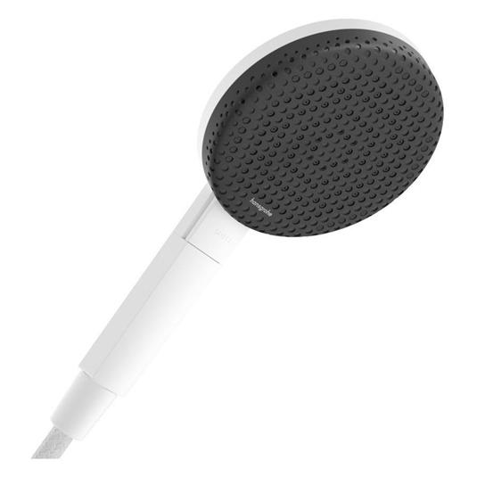hansgrohe Runde Handdouche mit 3 Strahlarten und Anti-Kalk-Funktion (3 Strahlarten, 5.90 l/min) (24512700)