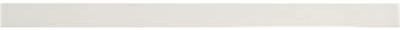 "Apollo tile 0.5"" x 8"" Horizonte Glossy Snow White Ceramic Tile (0.27 sq ft/case) - 10 Pack"