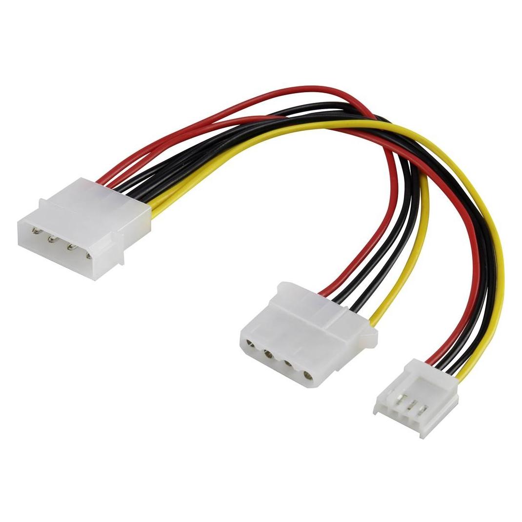 Renkforce Strom Verlängerungskabel (1x IDE-Strom-Stecker 4pol. (15 cm) (RF-4166421)