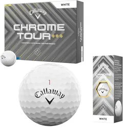 Callaway Chrome Tour Triple Diamond Golfball 12er weiss