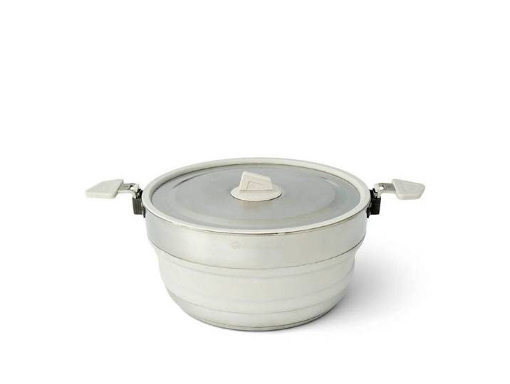sea to summit Kochtopf Detour Pot ? Zusammenfaltbarer 5L Campingtopf mit Edelstahl - Moonstru
