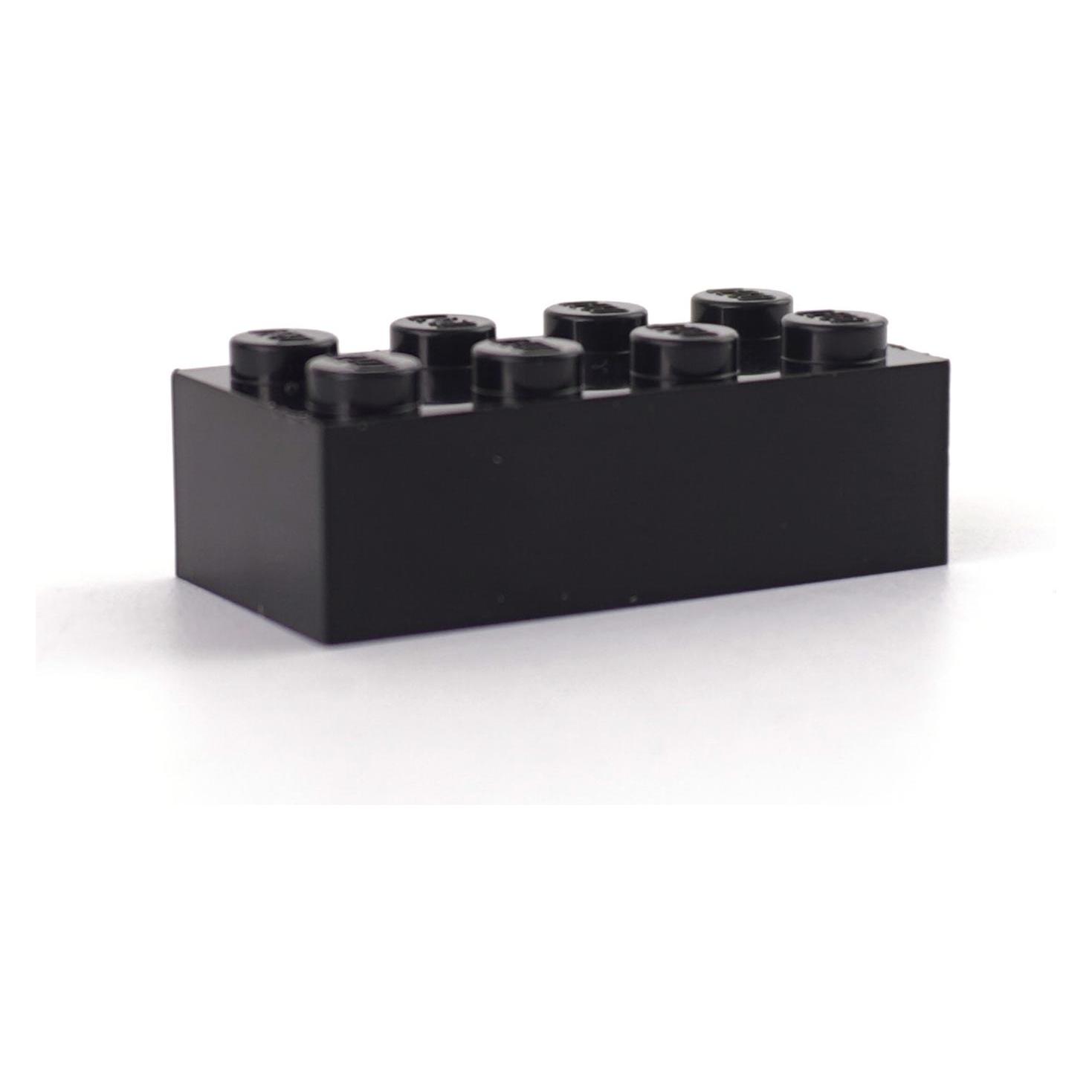 LEGO 2x4 Steine Schwarz - 100 Stück - Black bricks 3001 (3001, LEGO Zubehör) (3001)
