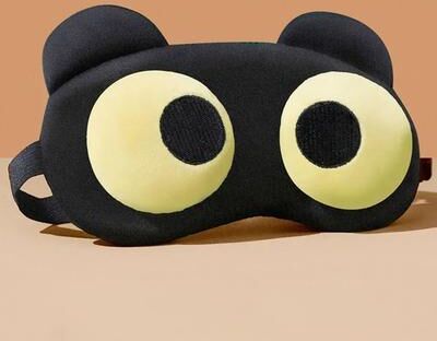 Uplifted Finds Women Breathable Polyester Eye Mask For Sleeping Travel Blindfold a