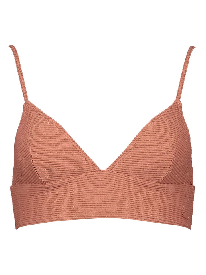 Roxy Bikini-Oberteil "Coconut Crew" in Hellbraun - S