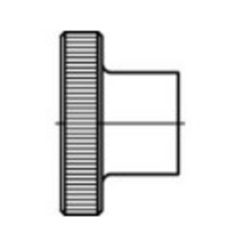 TOOLCRAFT 1060877 Rändelmuttern M4 DIN 466 Edelstahl 25St.