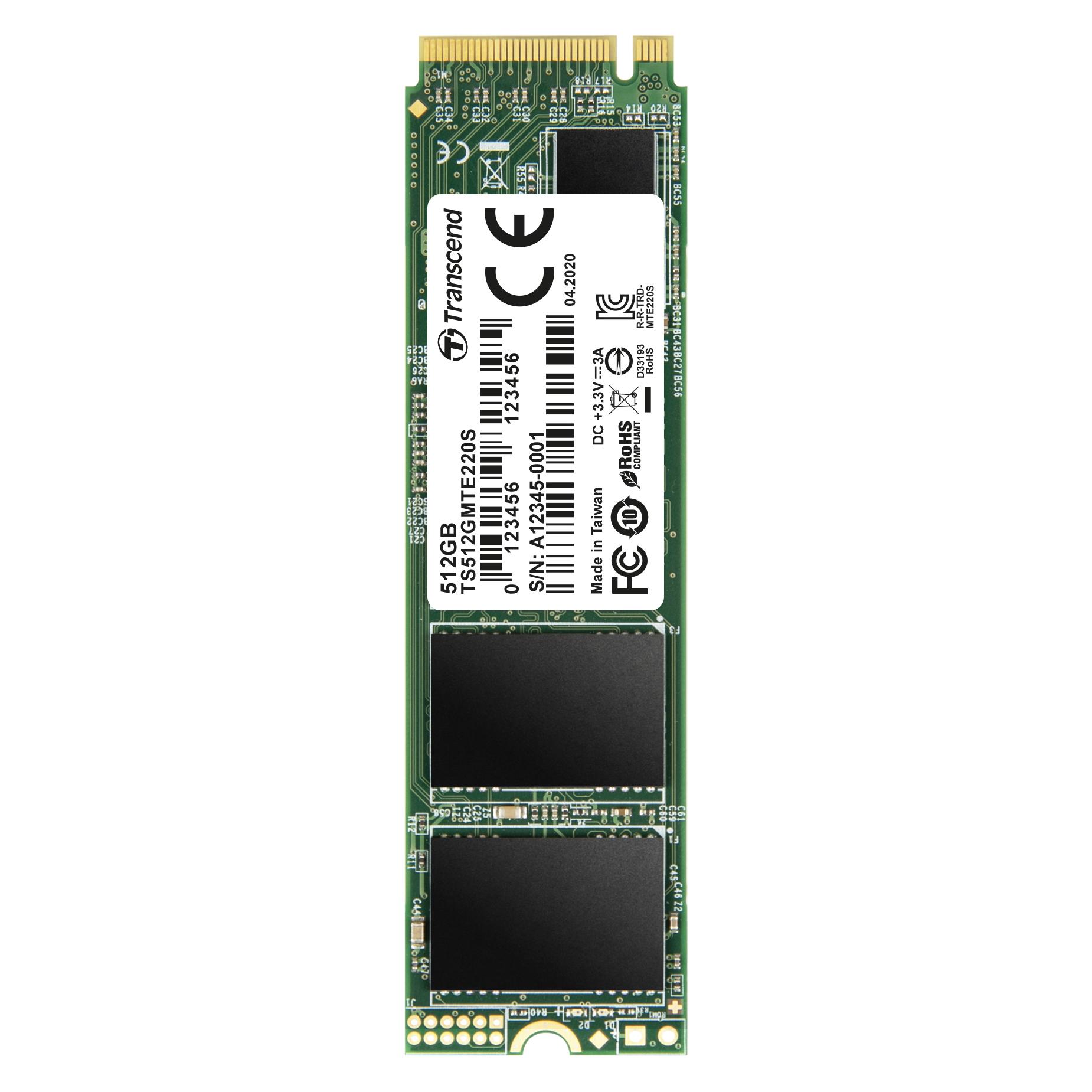Transcend MTE220S (512 GB, M.2 2280) (TS512GMTE220S)