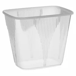 VEPATIM 500x Rechteckbecher klar 500 ml (PP)