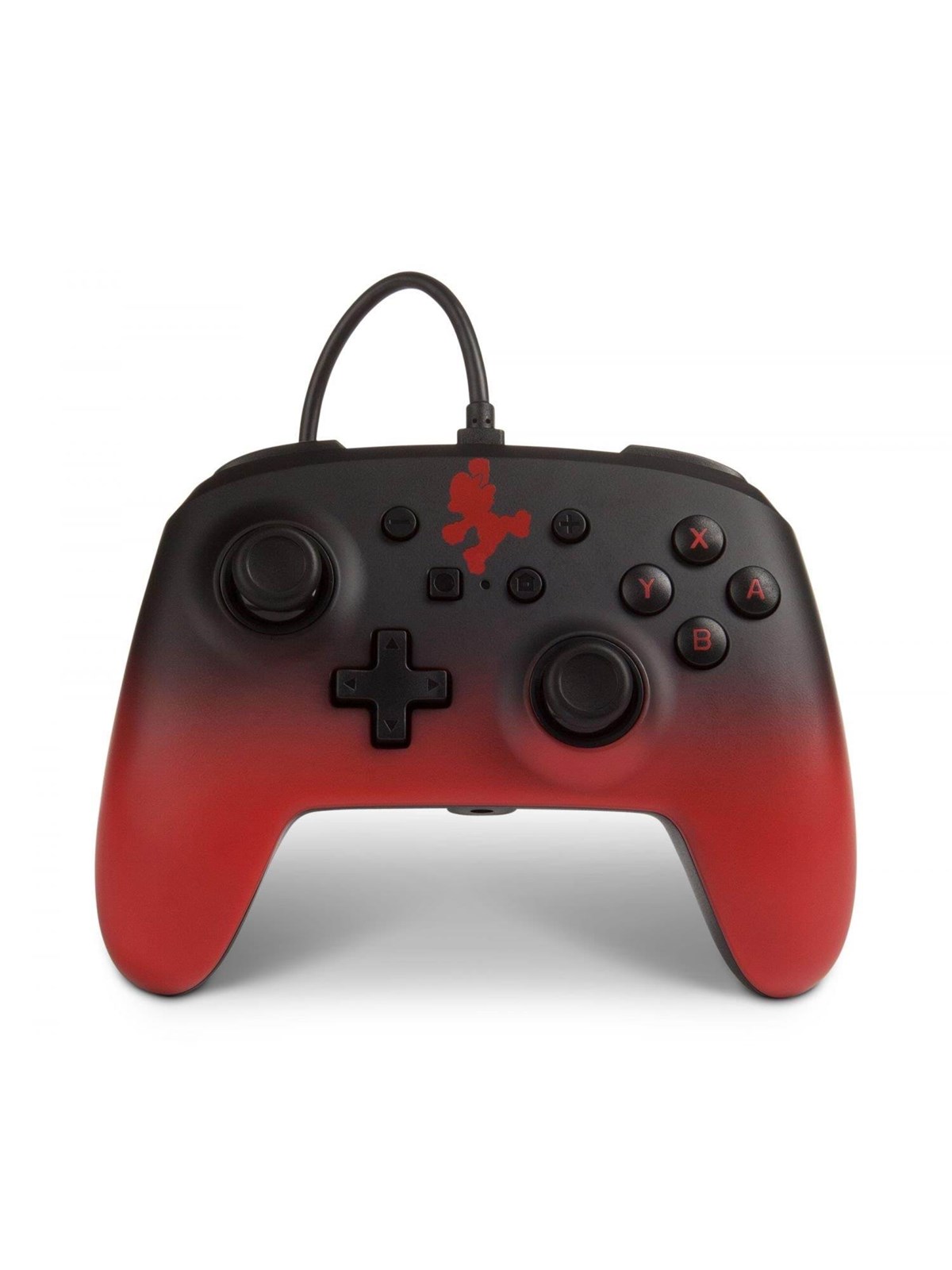 PowerA Enhanced Wired Controller for Nintendo Switch - Mario Silhouette - Wired Controller - Nintendo Switch