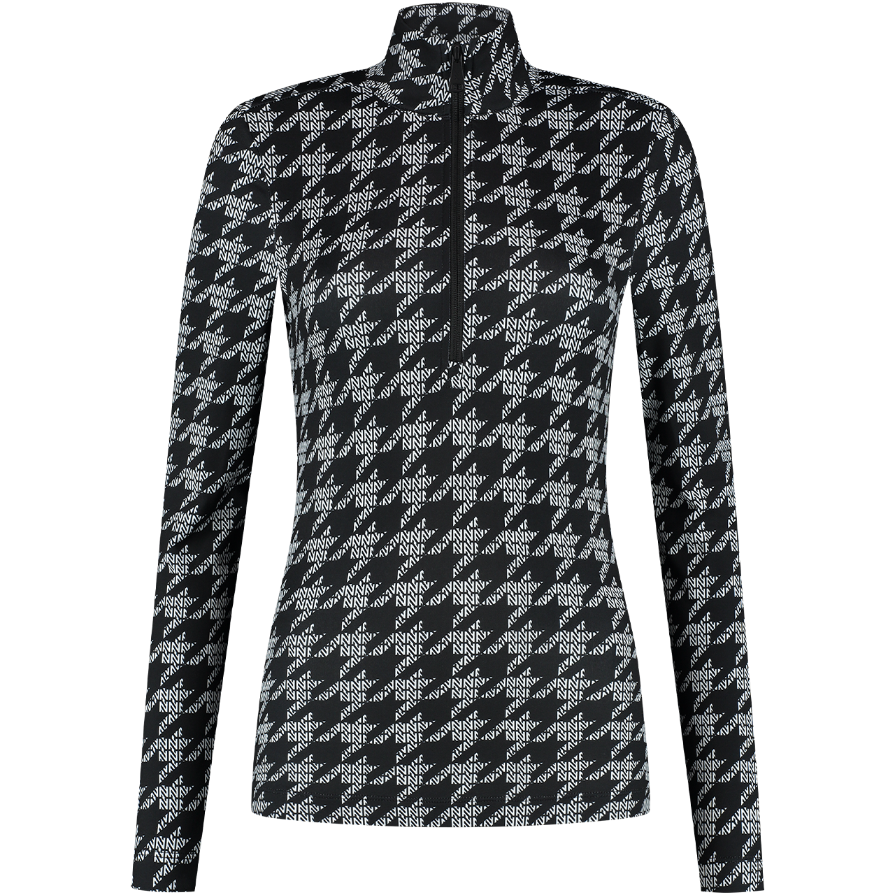 Nikkie Damen Skishirt GEO LOGO bright white - 42