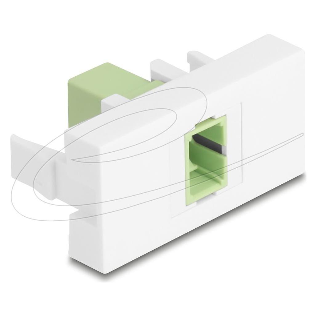 Delock Easy 45 Modul SC Simplex Buchse zu SC Simplex Buchse (Netzwerk Kupplung) (90894)