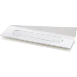 Silikomart Bankett-Tabletts für Kuchen 4 x 14 cm rechteckig weiß 100 St.