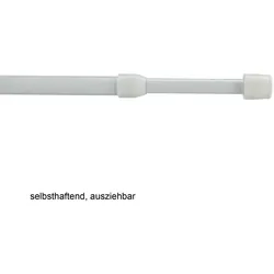 Scheibenstange LIEDECO "Pin-Soft" Gr. 2, weiß, Ø:12mm, Kunststoff, Metall, Gardinenstangen