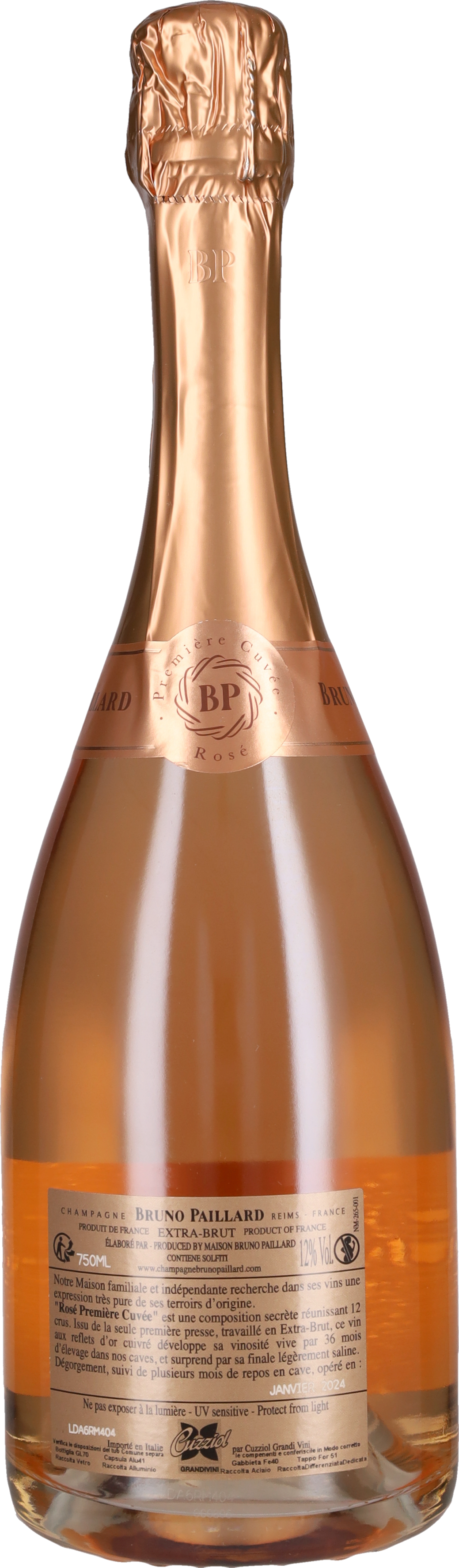 Paillard Bruno Champagne Rosé Brut 'Première Cuvée' Bruno Paillard