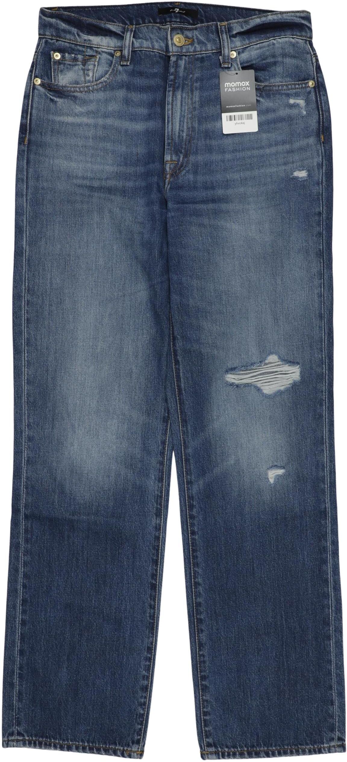 7 for all mankind Damen Jeans, Marineblau, Gr. W29, Baumwolle - Second Hand