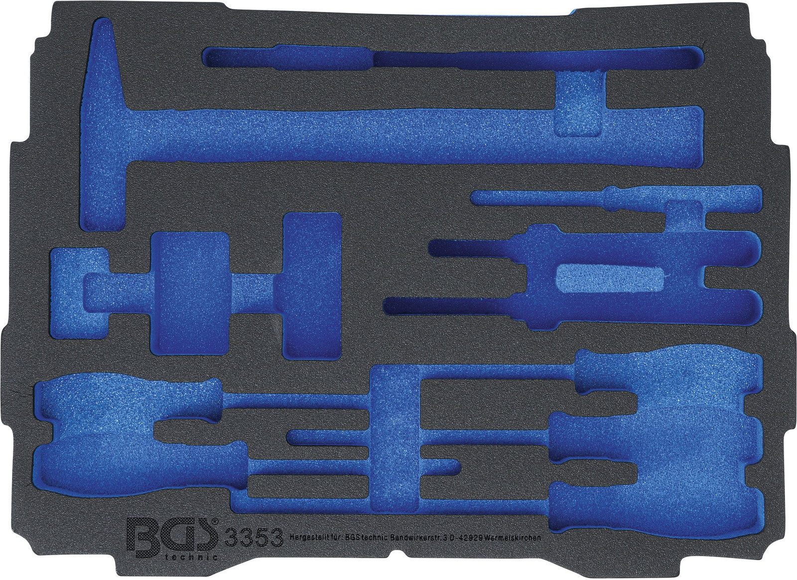 BGS Technic schuimtray voor BGS BOXSYS1 & 2, 122 mm, 122 gram