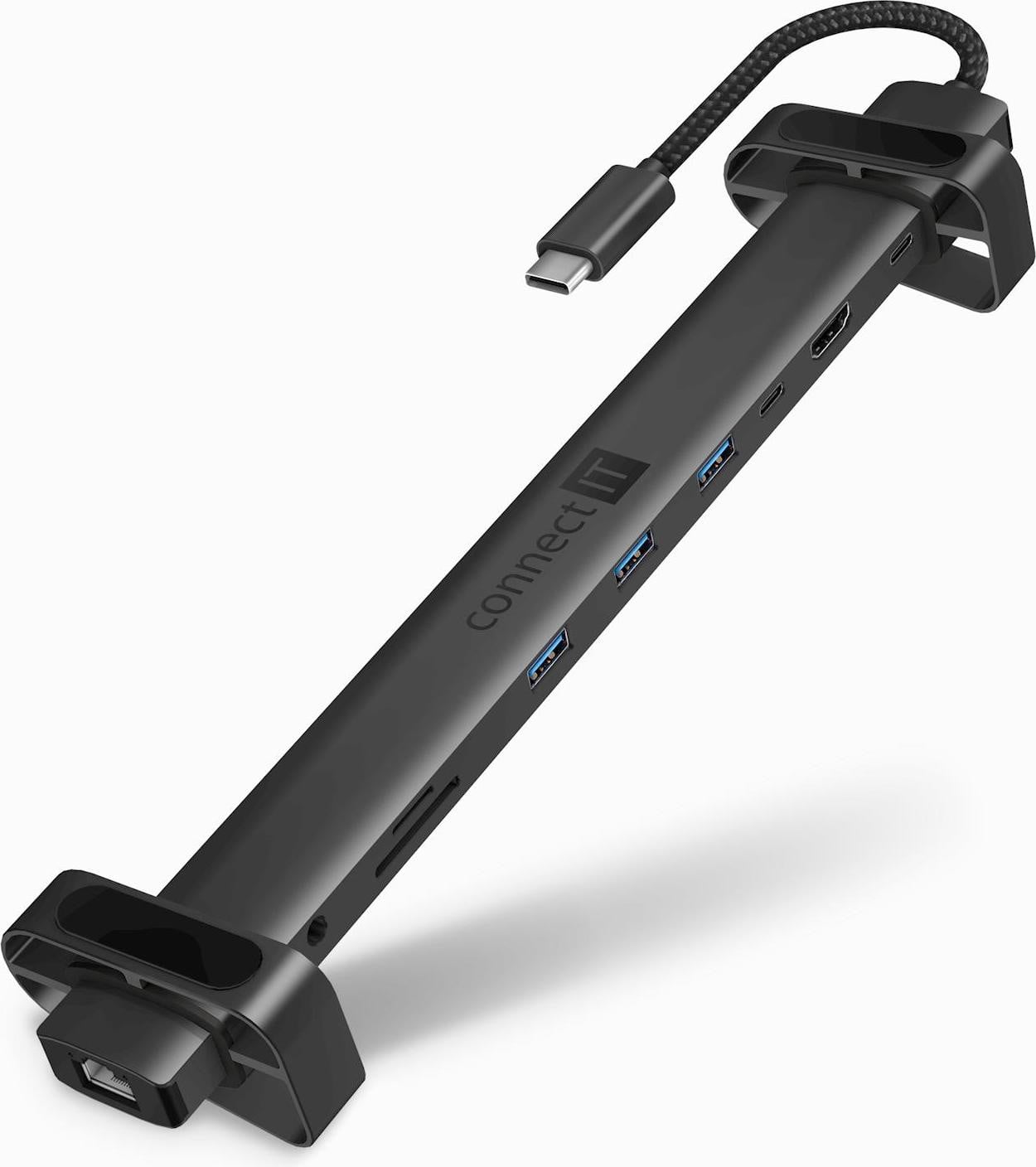 Connect IT USB-C dockingstation Multi10IN1 met HDMI, antraciet