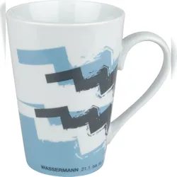Könitz Porzellan Becher, Sternzeichen Wassermann